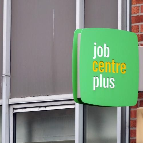 Image of Job Centre Plus sign