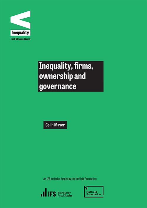 Inequality and firms cover