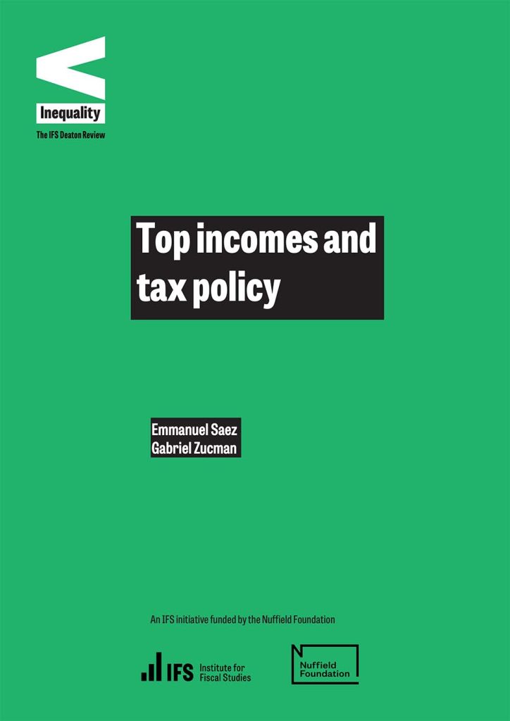 Cover top incomes and tax policy