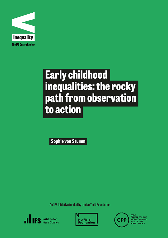 Early childhood inequalities cover
