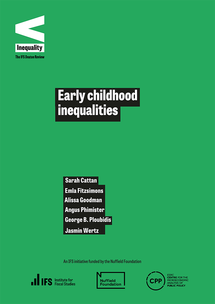 Early childhood inequalities cover