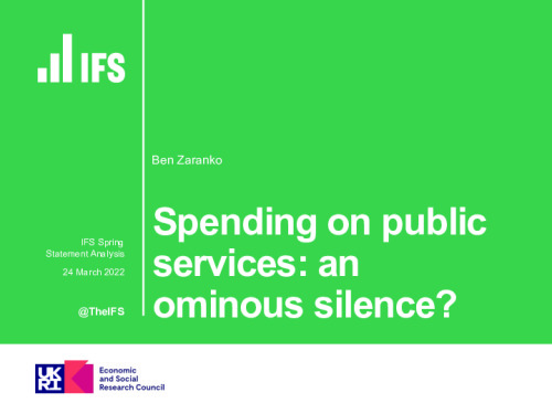 Image representing the file: Slides on public spending