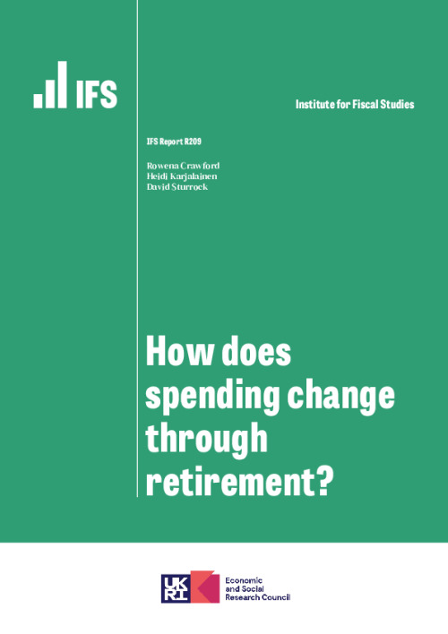 Image representing the file: How does spending change through retirement?