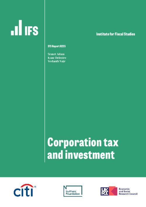 Image representing the file: Corporation tax and investment