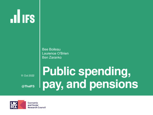 Image representing the file: Public spending, pay, and pensions