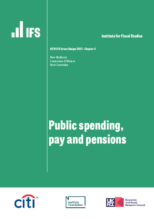 Image representing the file: Public spending, pay and pensions