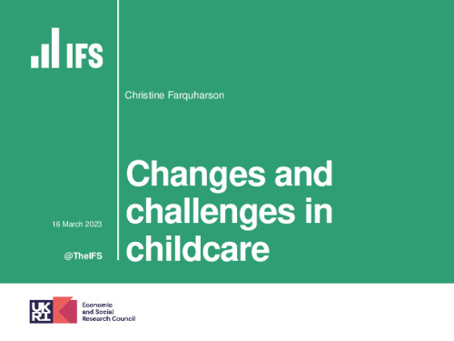 Image representing the file: Download slides on changes and challenges in childcare