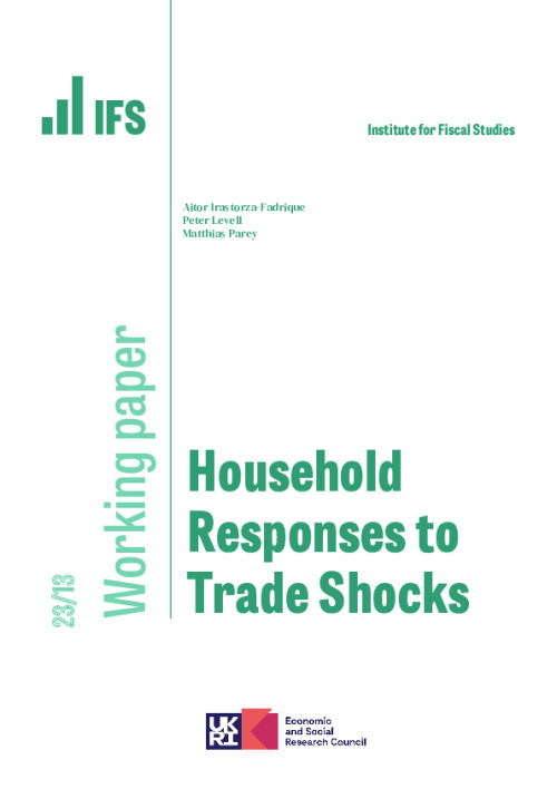 Image representing the file: WP202313 Household Responses to Trade Shocks