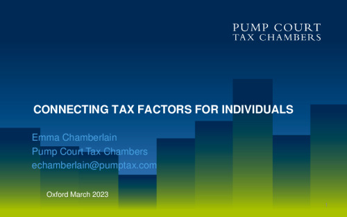 Image representing the file: Connecting tax factors for individuals