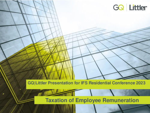 Image representing the file: Taxation of employee remuneration