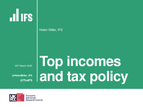 Image representing the file: Top incomes and tax policy