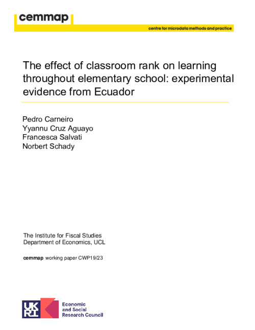 Image representing the file: CWP1923-the-effect-of-classroom-rank-on-learning-throughout-elementary-school-experimental-evidence-from-ecuador.pdf
