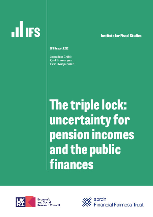 Image representing the file: Download 'The triple lock: costs and uncertainty'