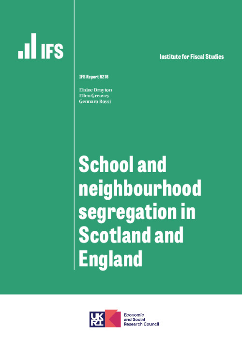 Image representing the file: Download 'School and neighbourhood segregation in Scotland and England'