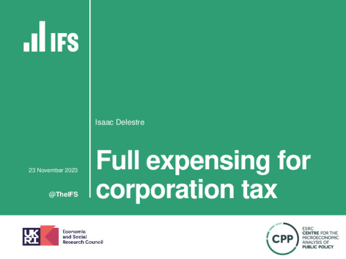 Image representing the file: Download slides on full expensing of corporation tax