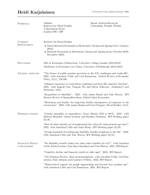 Image representing the file: Heidi Karjalainen's CV