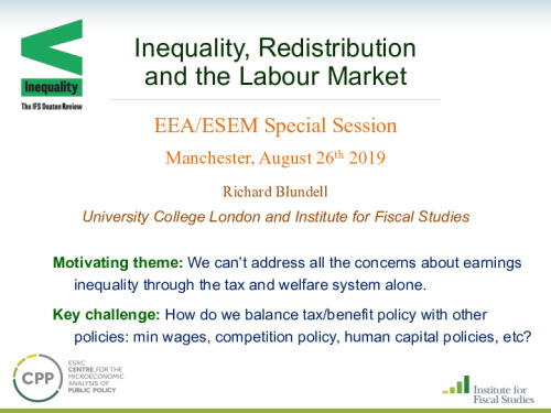 Image representing the file: Inequality, Redistribution and the Labour Market by Richard Blundell (IFS and UCL)
