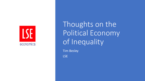 Image representing the file: Inequality: Some Political Economy Issues by Tim Besley (LSE)