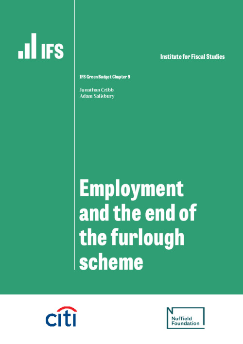 Image representing the file: Employment and the end of the furlough scheme