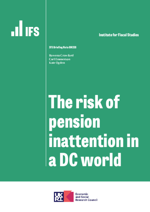 Image representing the file: The risk of pension inattention in a DC world