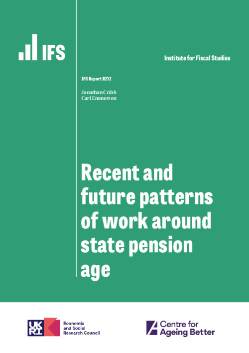 Image representing the file: Recent and future patterns of work around state pension age