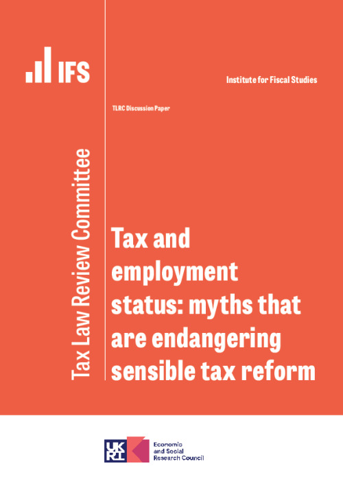 Image representing the file: Tax and employment status: myths that are endangering sensible tax reform