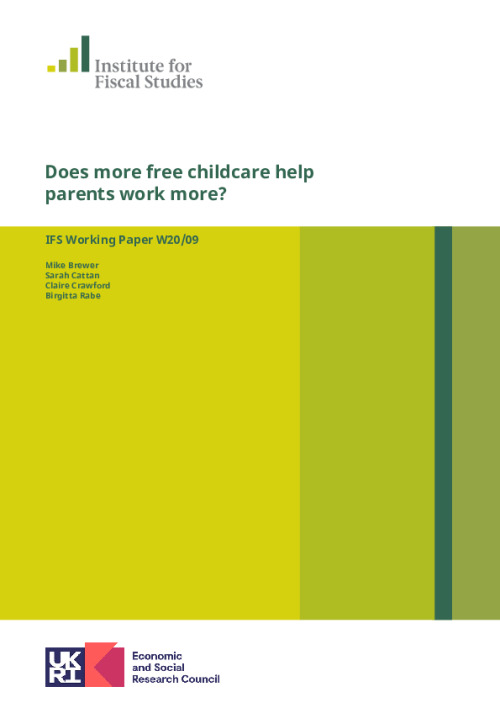 Image representing the file: WP202009-Does-more-free-childcare-help-parents-work-more.pdf