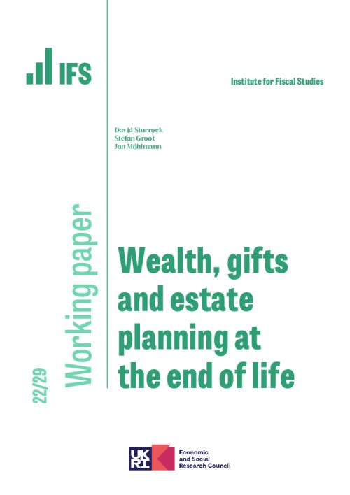 Image representing the file: Wealth, gifts and estate planning at the end of life