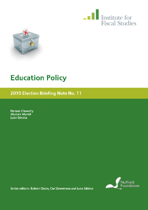 Education Policy Institute For Fiscal Studies