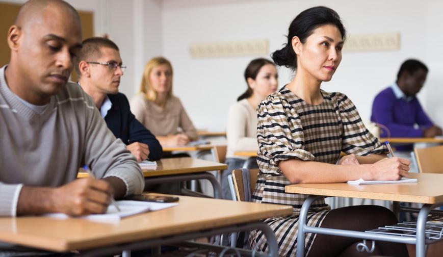 Adult education class