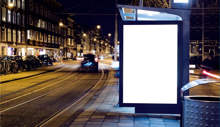 Advertising board