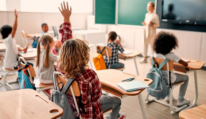Kids in school