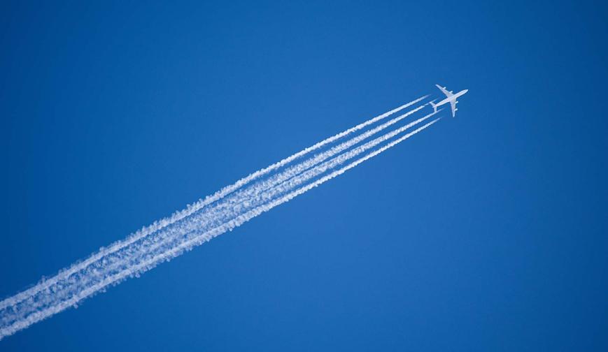 Plane in sky