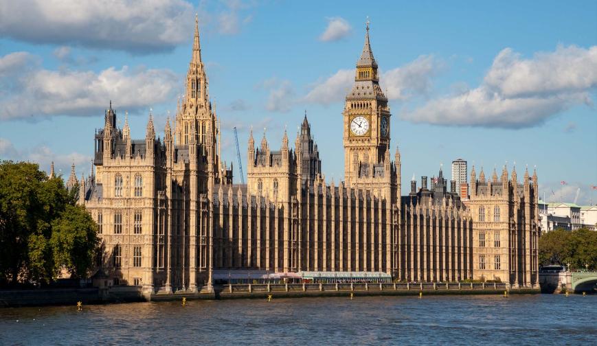 Westminster from river