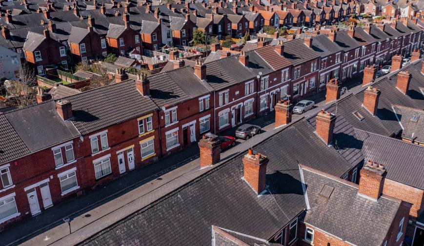 Row of terraced houses