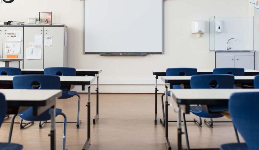 Empty classroom
