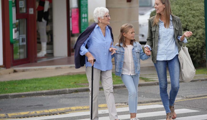 Cross generational family