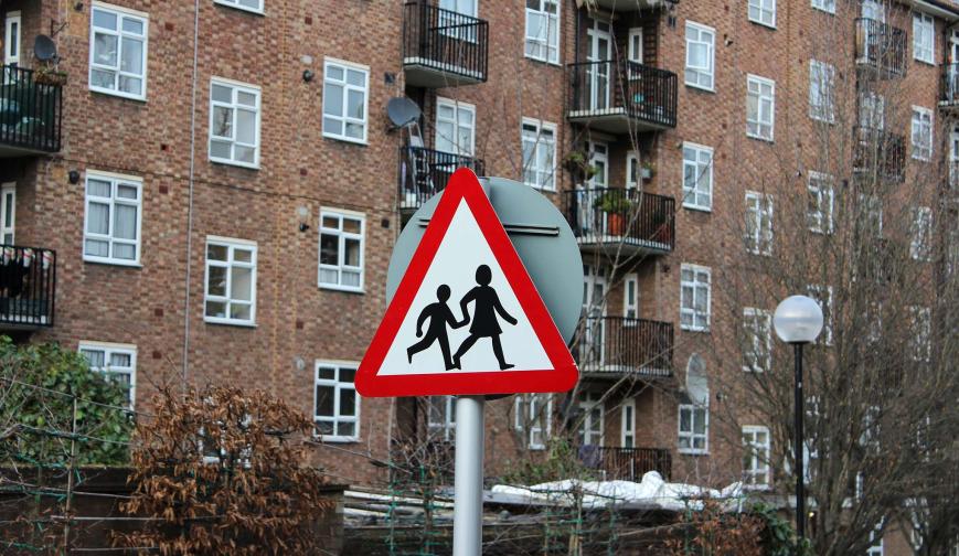 School sign