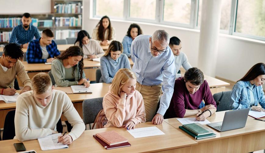 College classroom