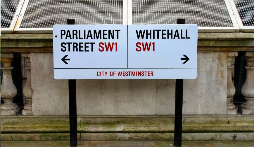 whitehall street sign