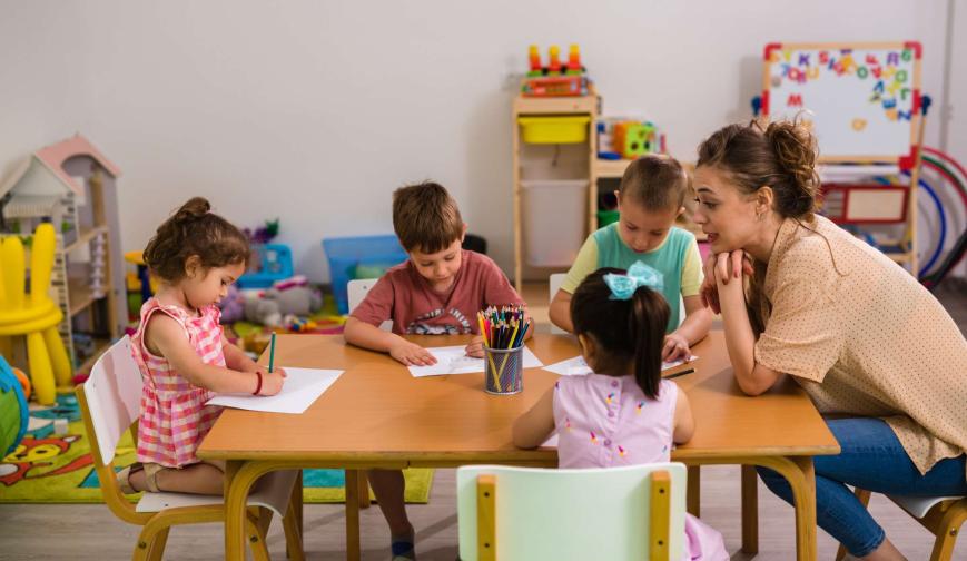 children in daycare
