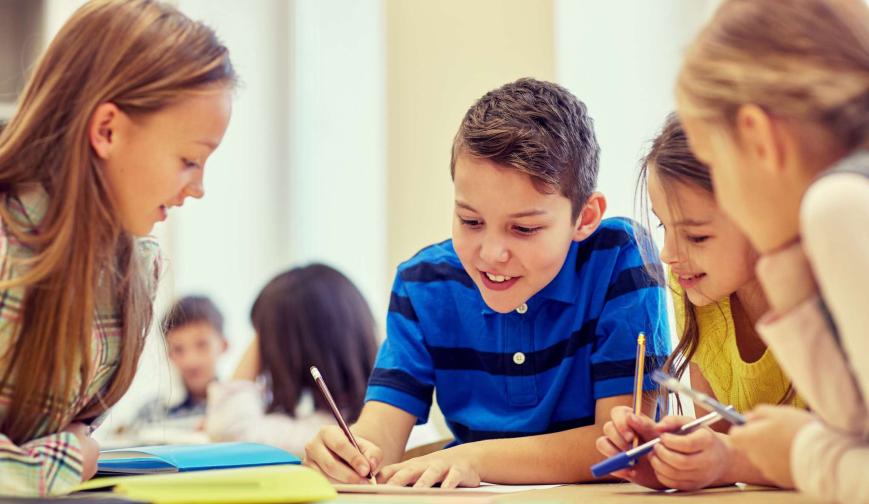 children in school