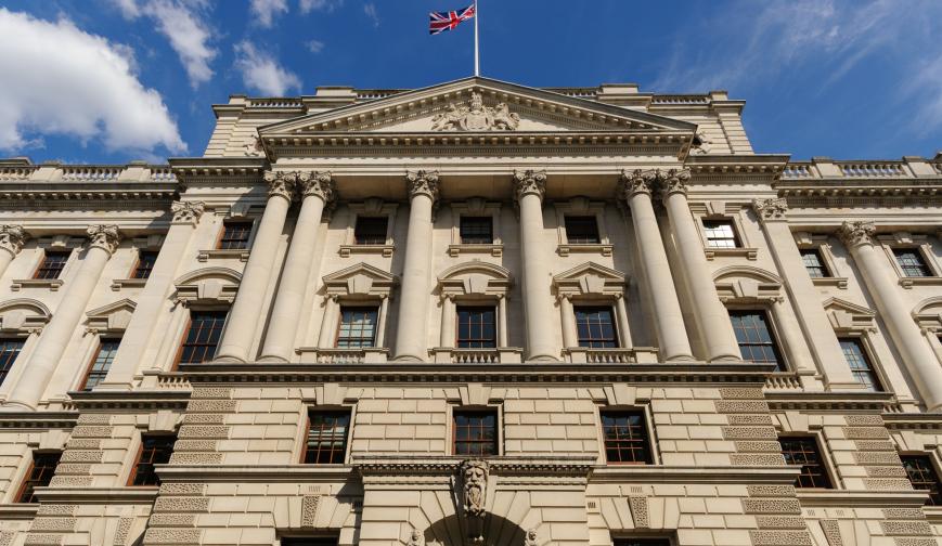 A photo of the Treasury