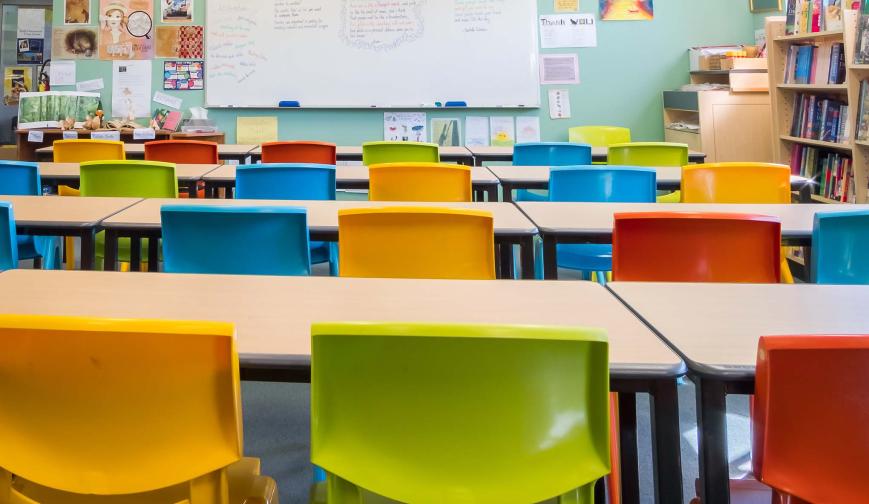 Empty classroom