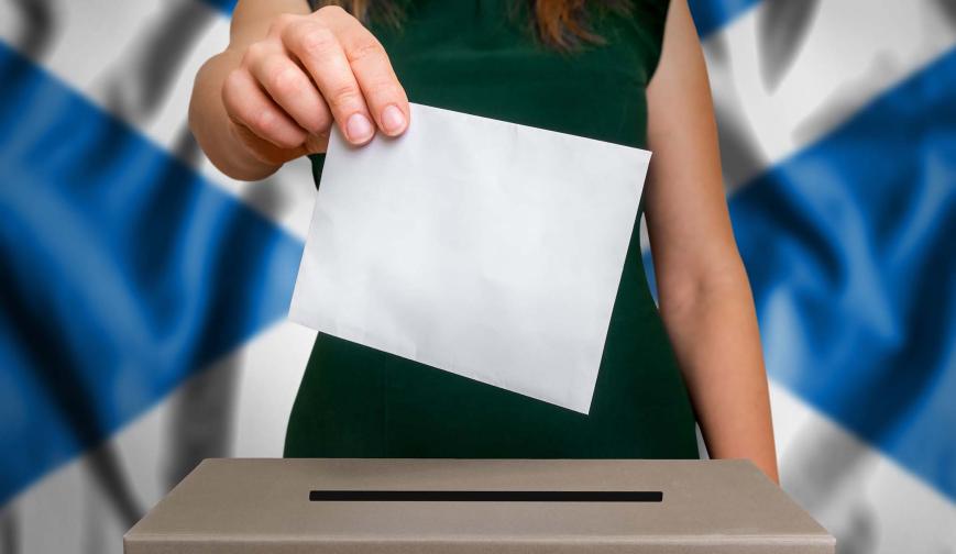 Scottish ballot box