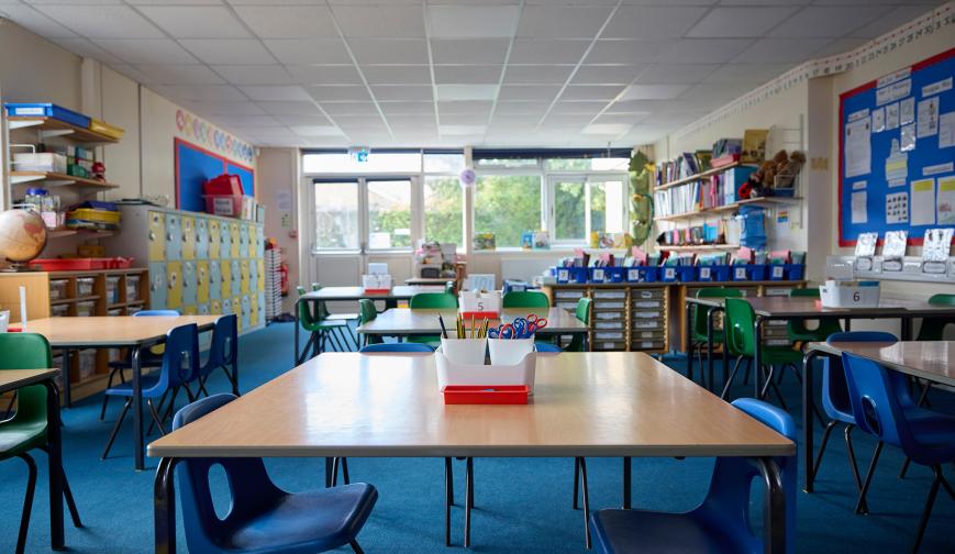 Empty classroom