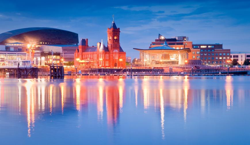 A photo of Cardiff Bay