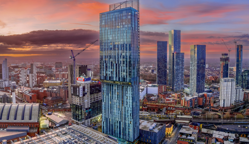 Manchester skyline