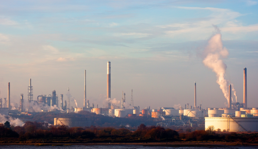 Oil refinery