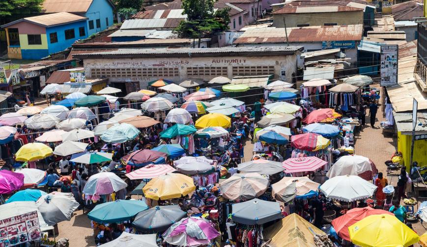 Market in Ghana